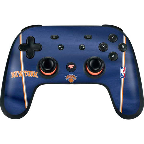 NBA New York Knicks Jersey Google Stadia Controller Skin